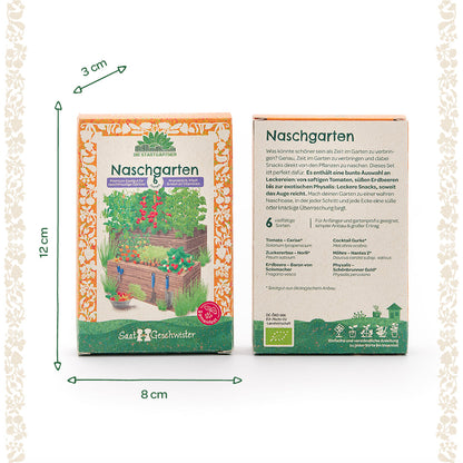 Organic seed set "Snack Garden"