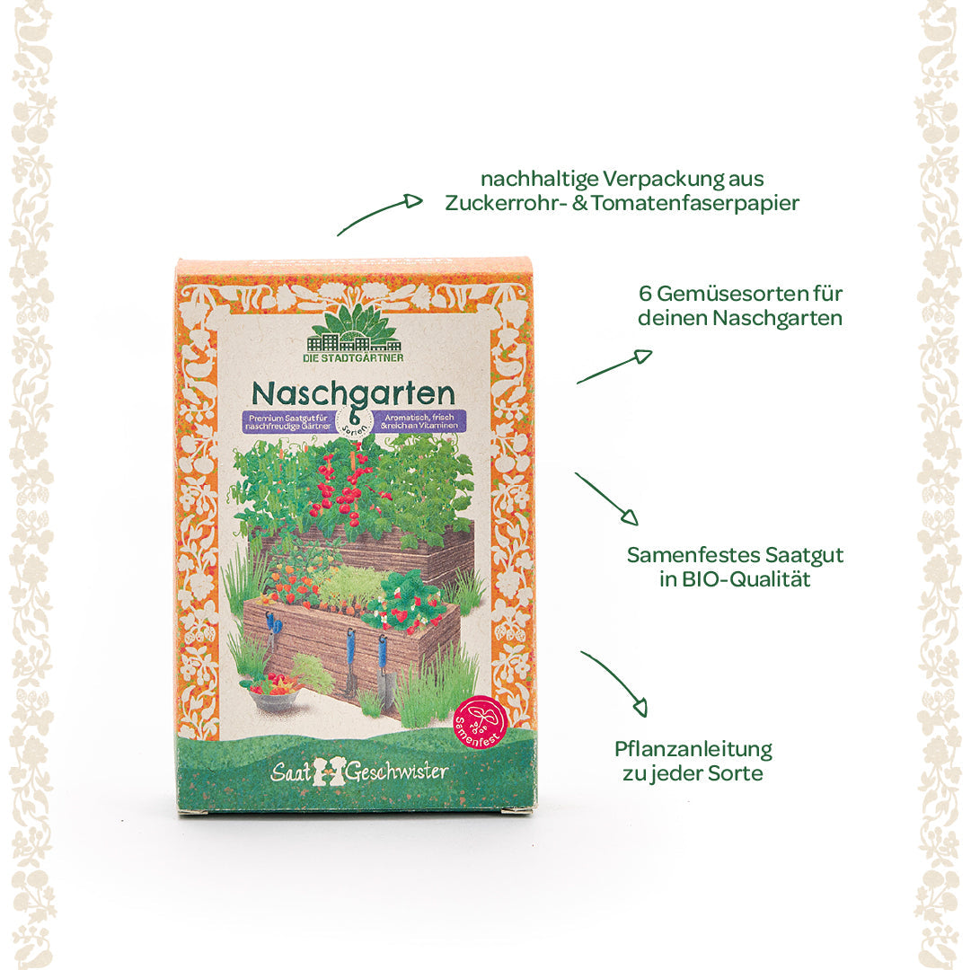 Organic seed set "Snack Garden"