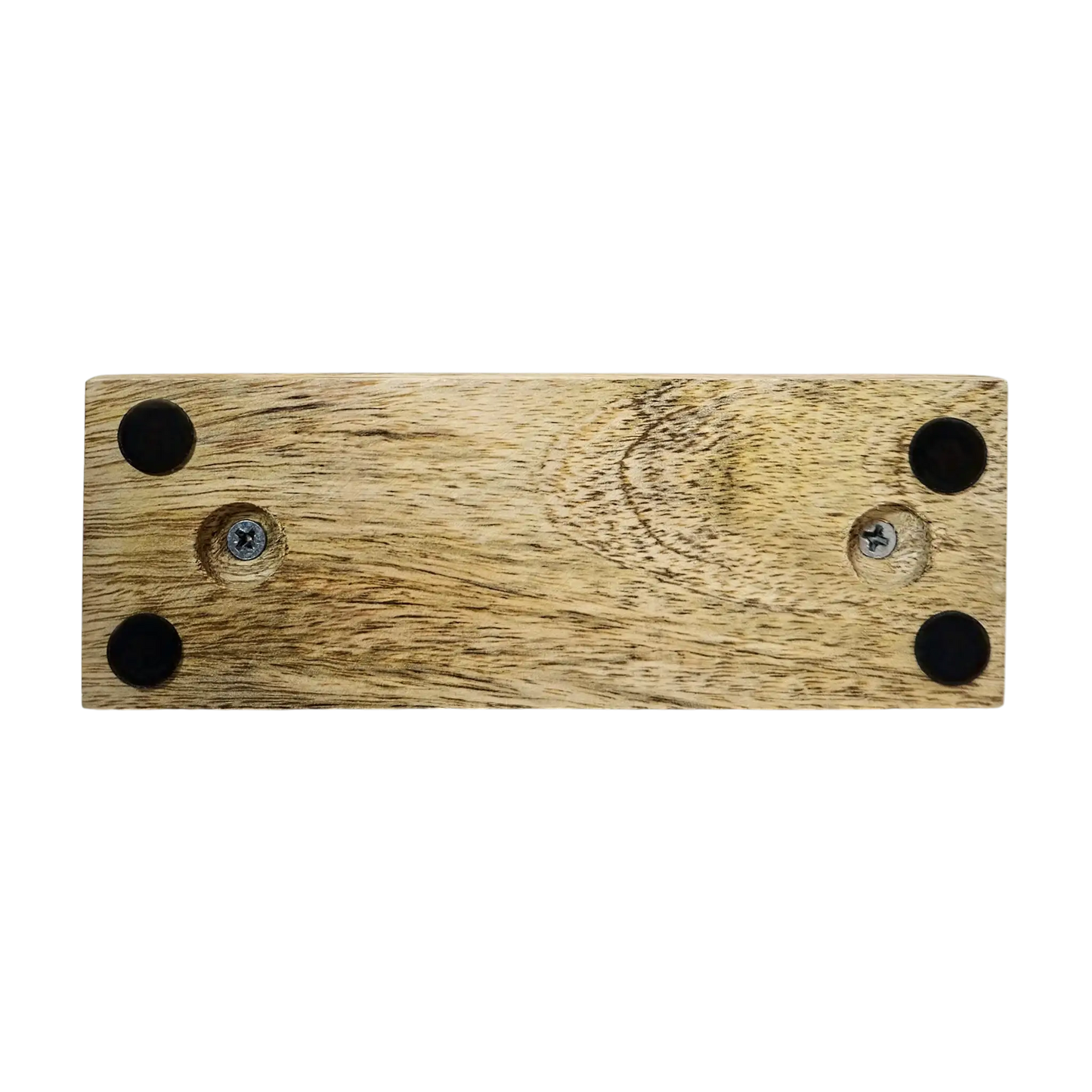 Schild Aufsteller AHOI Metall Mangoholz Maritim Dekoschild Schriftzug 17x8 cm
