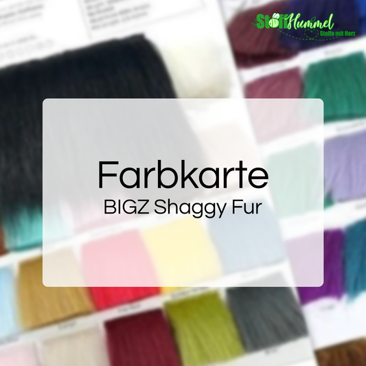 Solid Shaggy Fake Fur - Farbkarte