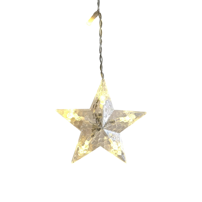 Lichterkette Weihnachtsdeko Tannenbaum Stern 138 LED Innen Außen Sternenvorhang