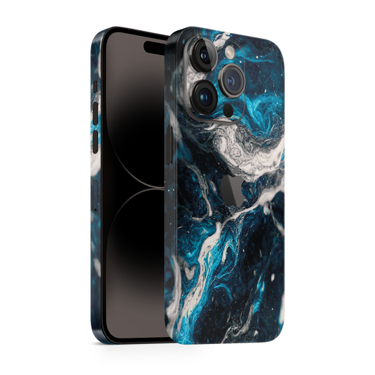 iPhone 14 Pro Skin Blue Silver