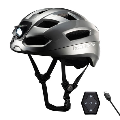 Fernsteuerbarer Smart Fahrradhelm mit Licht