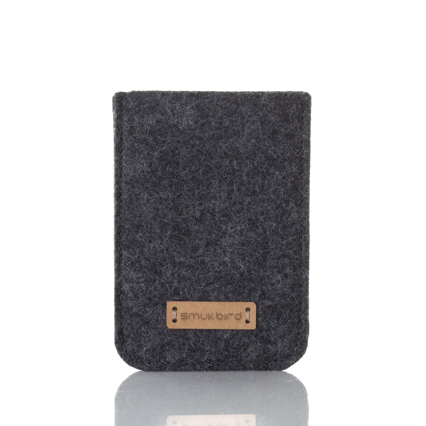 EC card holder made of felt | anthracite