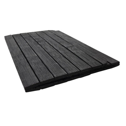 Sofatablett flexibel Bambustablett Bambus Natur anthrazit Armlehnen Schoner