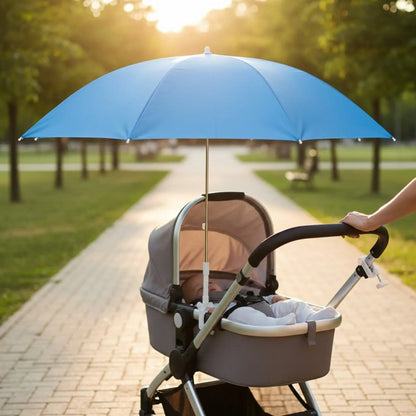 Sonnenschirm Buggy Kinderwagen Sonnenliege Sonnenschutz UV 50+ Pink Blau 100 cm