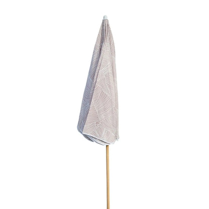 Sonnenschirm Strandschirm Balkonschirm grün creme braun 160 cm UV Schutz 30+