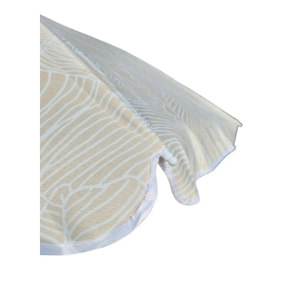 Sonnenschirm Strandschirm Balkonschirm grün creme braun 160 cm UV Schutz 30+