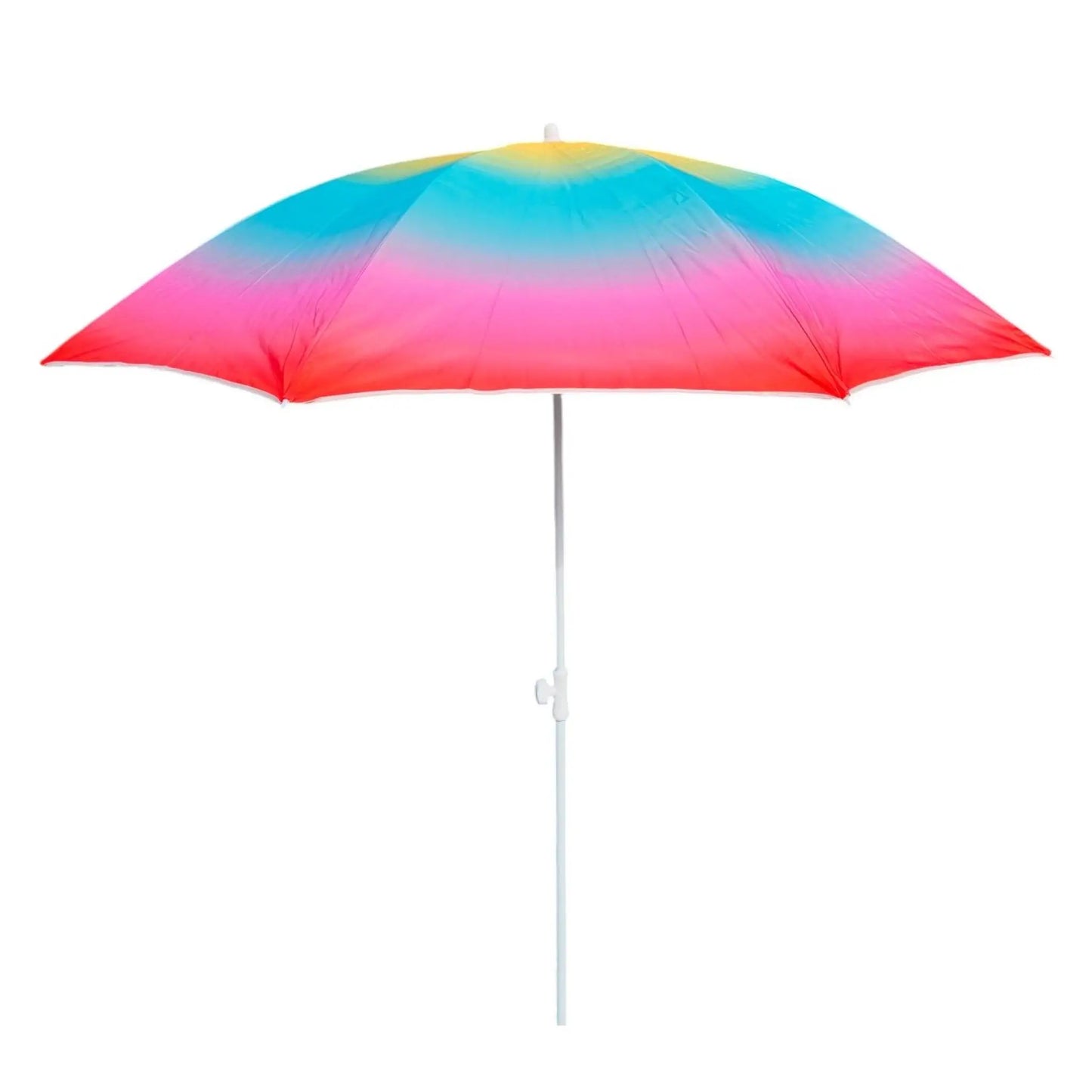 Sonnenschirm Strandschirm Balkonschirm UV Schutz 50+ gelb rot 155 cm bunt