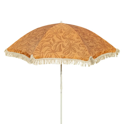 Sonnenschirm Strandschirm Gartenschirm BOHO UV30+ Balkonschirm Fransen 150cm