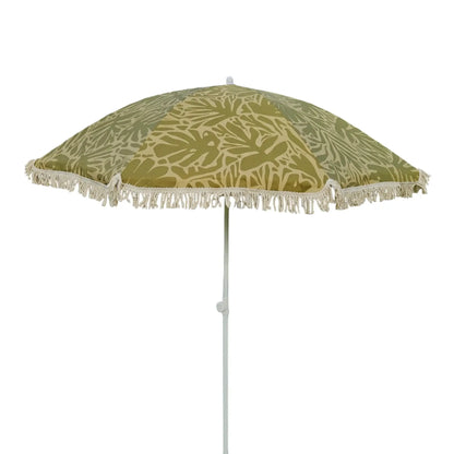 Sonnenschirm Strandschirm Gartenschirm BOHO UV30+ Balkonschirm Fransen 150cm