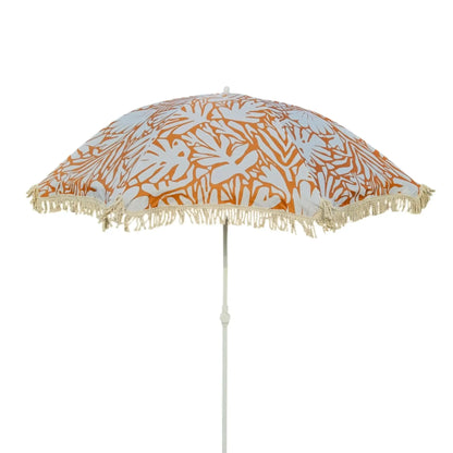 Sonnenschirm Strandschirm Gartenschirm BOHO UV30+ Balkonschirm Fransen 150cm