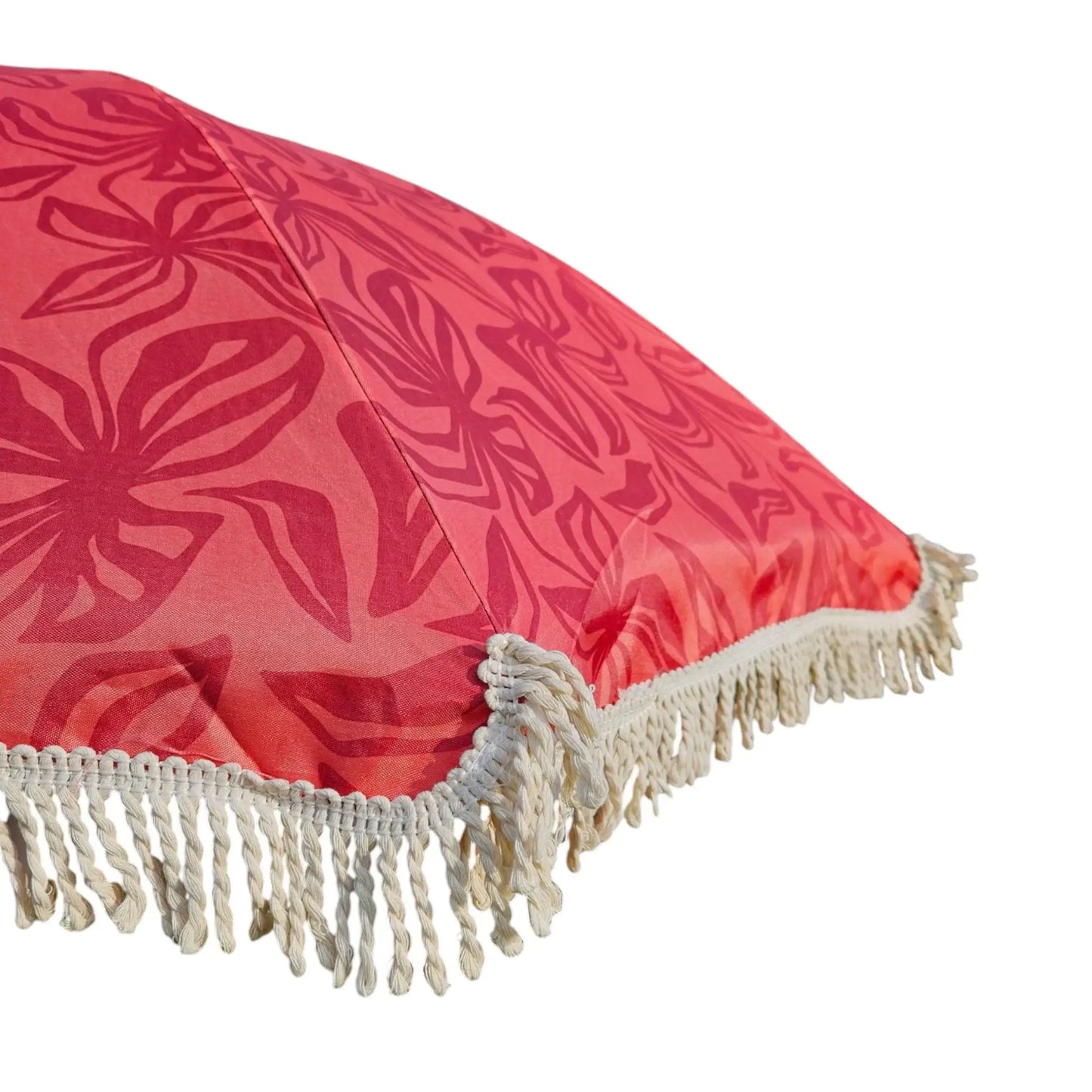 Sonnenschirm Strandschirm Gartenschirm BOHO UV30+ Balkonschirm Fransen 150cm