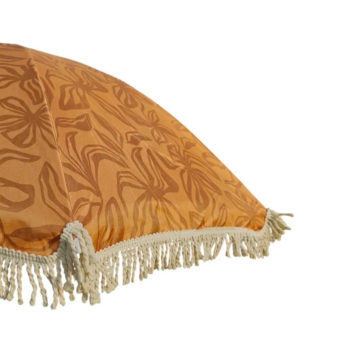Sonnenschirm Strandschirm Gartenschirm BOHO UV30+ Balkonschirm Fransen 150cm