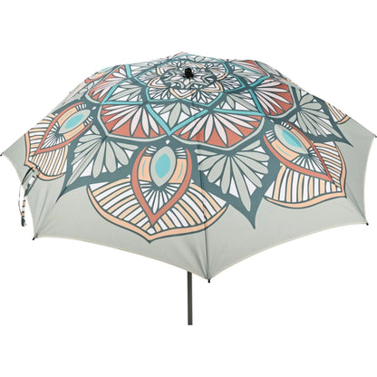 Sonnenschirm Strandschirm Marrakesch grau UV 50+ Knickbar 180 cm inkl. Schutzhülle