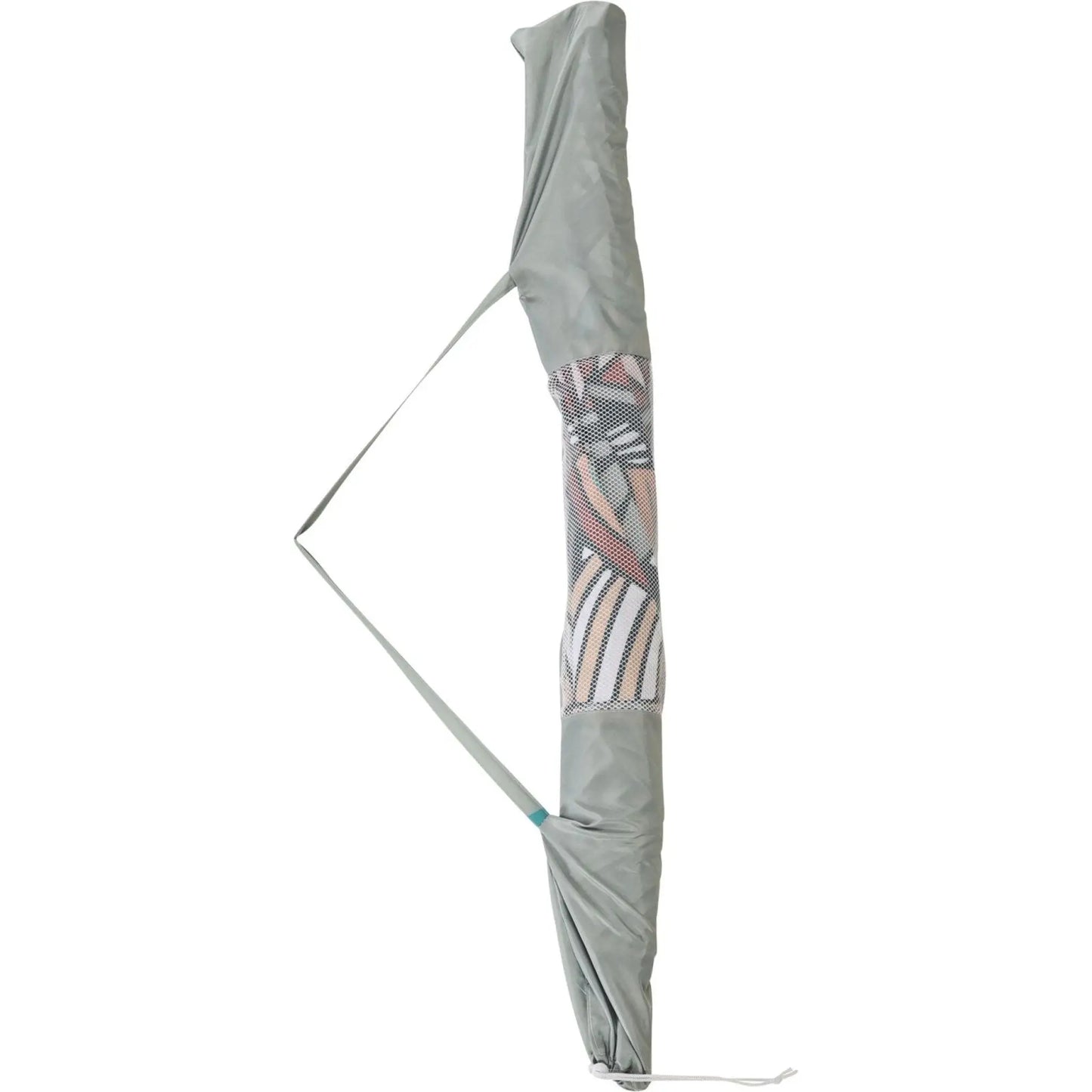 Sonnenschirm Strandschirm Marrakesch grau UV 50+ Knickbar 180 cm inkl. Schutzhülle