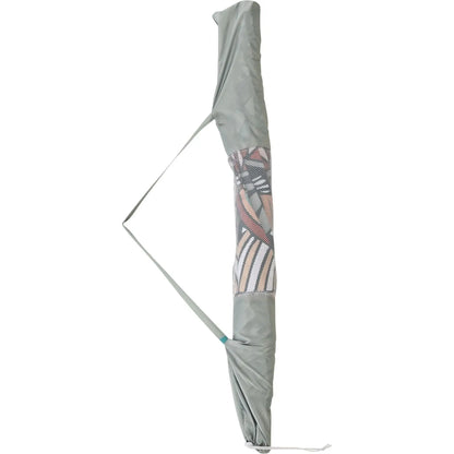 Sonnenschirm Strandschirm Marrakesch grau UV 50+ Knickbar 180 cm inkl. Schutzhülle