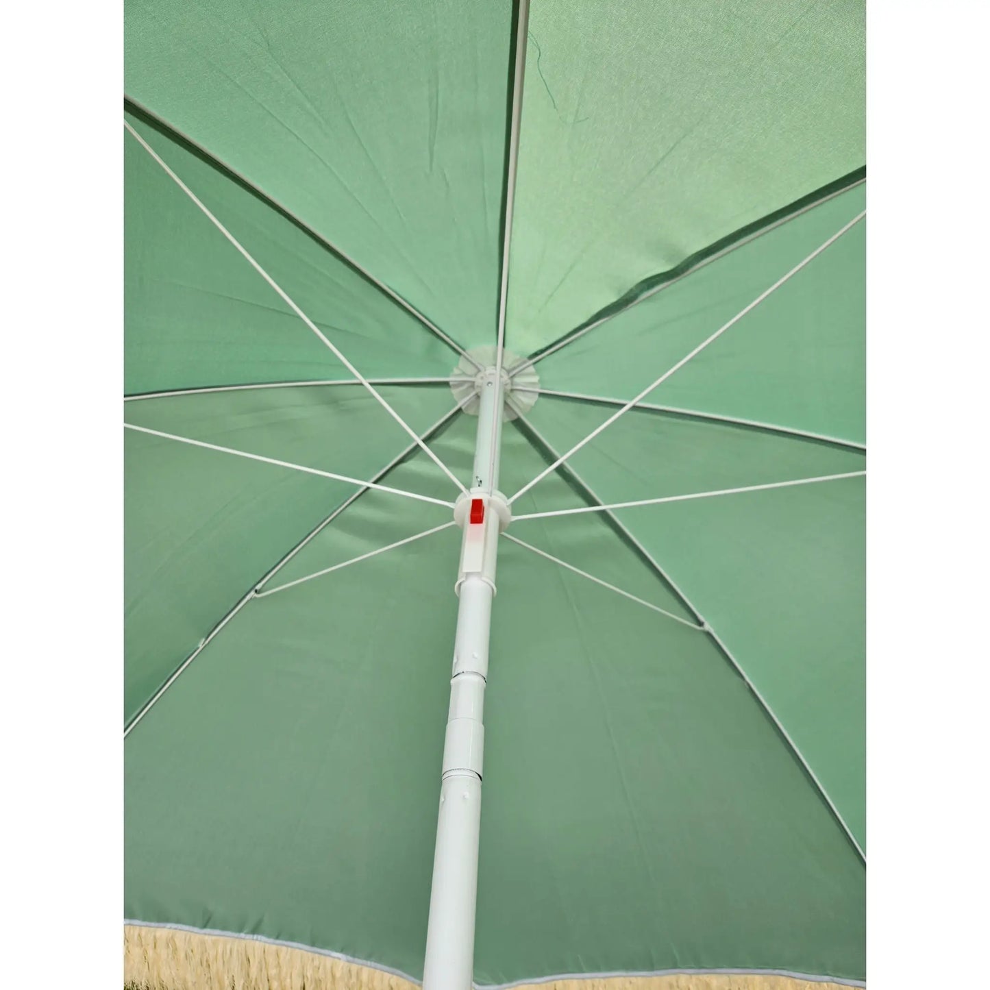 Sonnenschirm Strandschirm Schirm UV Schutz mit Fransen Tasche knickbar Ø 150 cm