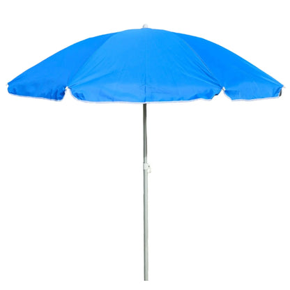 Sonnenschirm Strandschirm Strand Reise Stabil UV Schutz UPF 50+ blau 170 cm