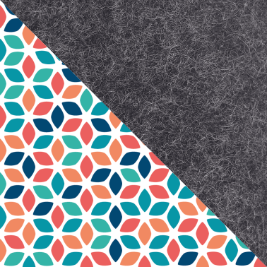 Case for Medion E14223 | Made of felt and organic cotton | Anthracite - Colorful | Model "LET"