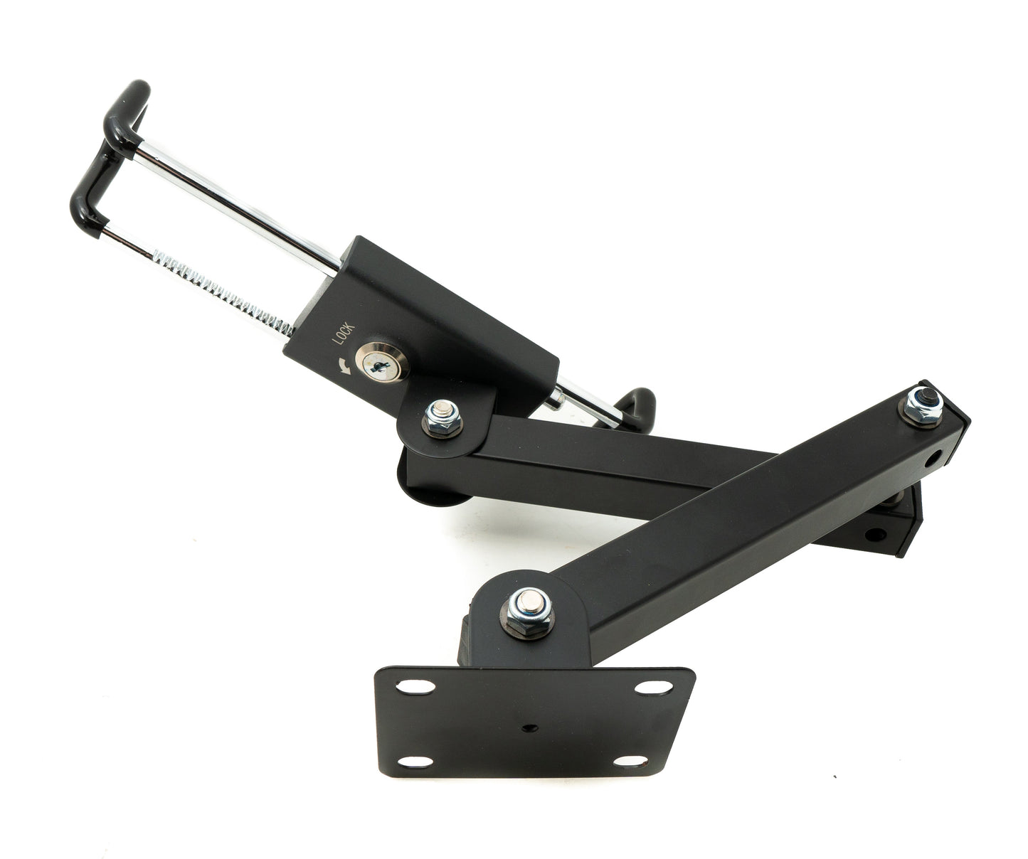 SYSTEM-S Wand Decke Halterung Aluminium Arm 180° neigbar drei Gelenke für Tablets von 15 - 30 cm