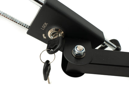 SYSTEM-S Wand Decke Halterung Aluminium Arm 180° neigbar drei Gelenke für Tablets von 15 - 30 cm