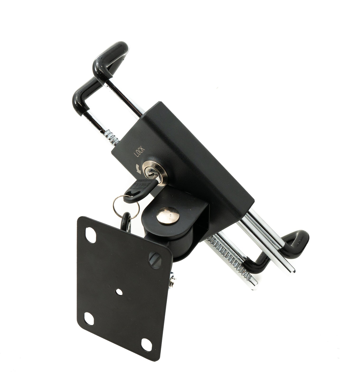 SYSTEM-S Wand Decke Halterung Aluminium Arm 180° neigbar zwei Gelenke für Tablets von 15 bis 30 cm