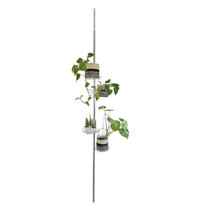 Teleskop-Blumenregal 175-275 cm Pflanztreppe Blumentreppe Regal Pflanzenregal