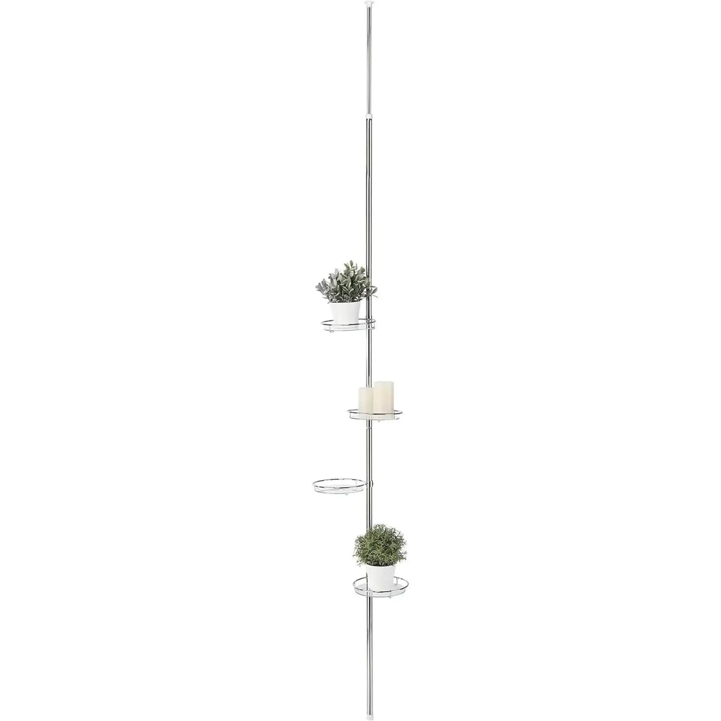 Teleskop-Blumenregal 175-275 cm Pflanztreppe Blumentreppe Regal Pflanzenregal