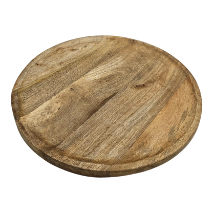 Teller Holzteller Mango Dekoteller Tischdeko Mangoholz Deko Schale Holz Ø 38 cm