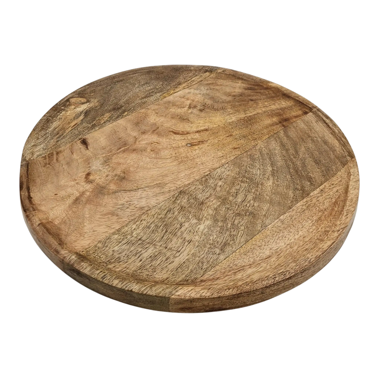 Teller Holzteller Mango Dekoteller Tischdeko Mangoholz Deko Schale Holz Ø 38 cm