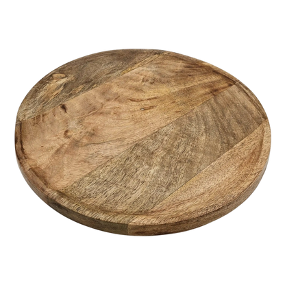 Teller Holzteller Mango Dekoteller Tischdeko Mangoholz Deko Schale Holz Ø 38 cm
