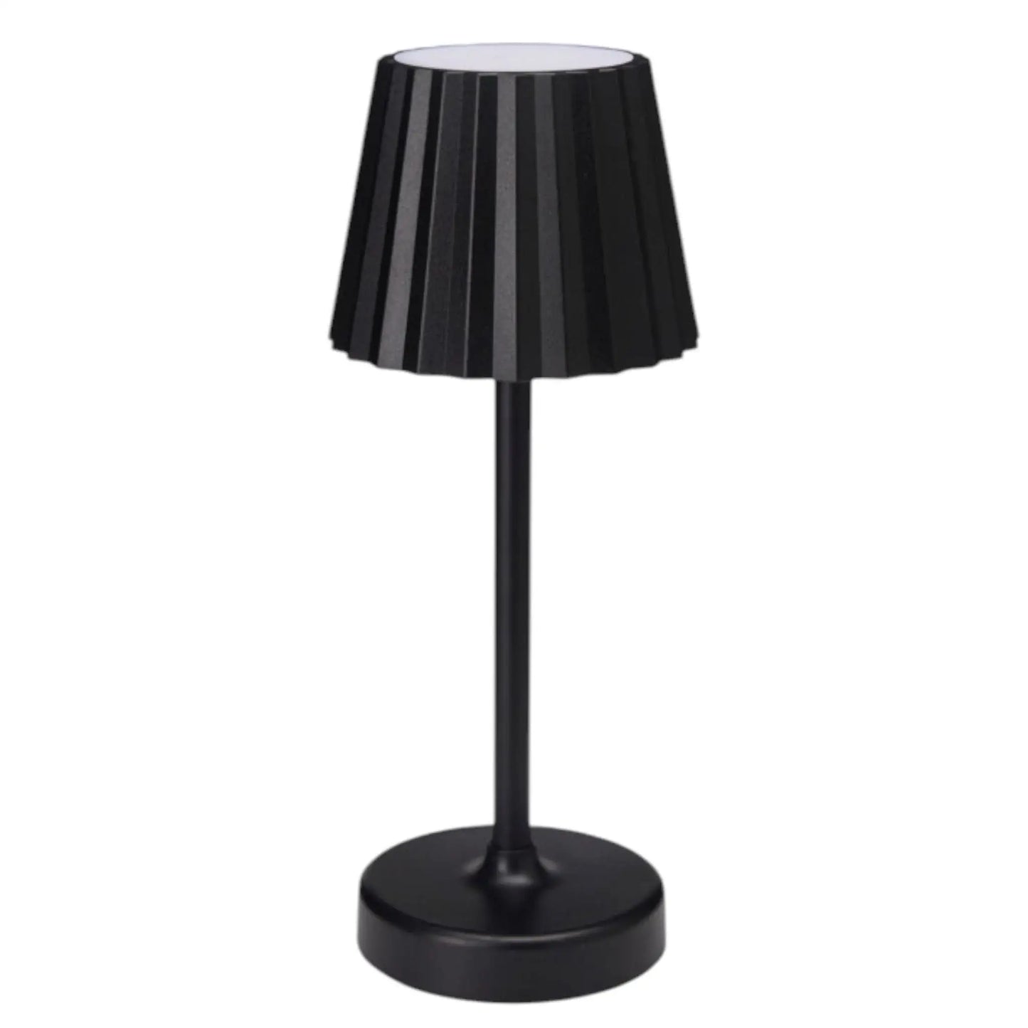 Tischleuchte Lampe Leuchte LED weiß schwarz Batterie Leselampe Nachttischlampe