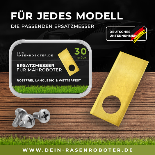 30x Titan Messer für ECOVACS GOAT | Gold Edition | Alle Modelle