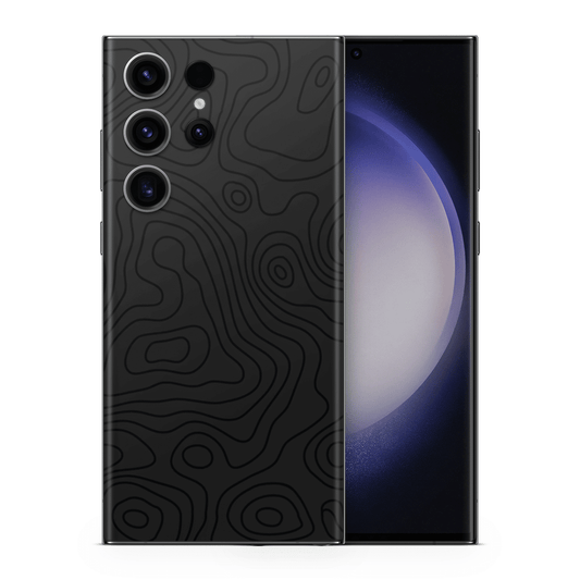 Galaxy S23 Ultra Skin Topo Black