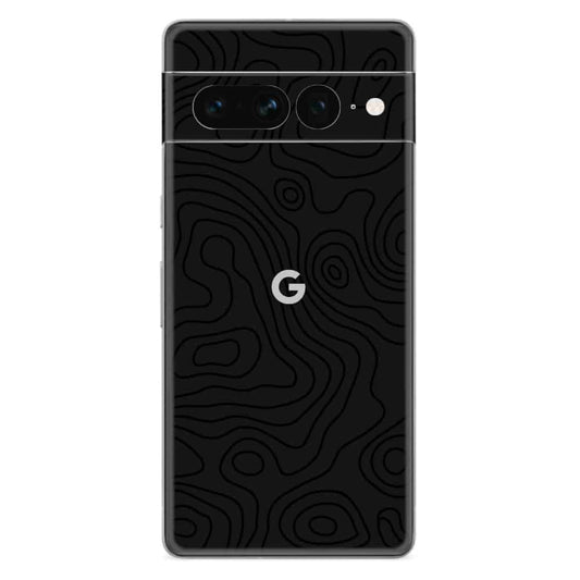 Google Pixel 8 Pro Skin Topo Black