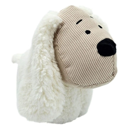 Türstopper Türsack Schaf Kuh Hund Türpuffer für Boden Stoff und Sand weiß beige