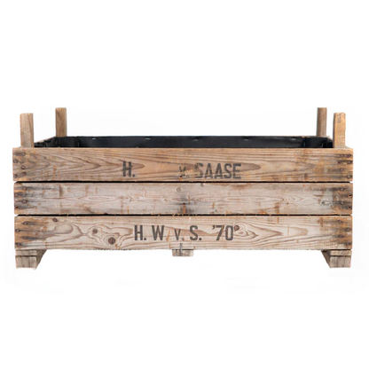 Rolling raised bed made of onion sieves