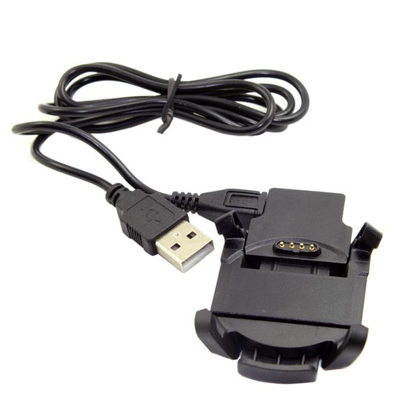 SYSTEM-S USB 2.0 Kabel 80 cm Ladekabel für Garmin Fenix 3 Smartwatch in Schwarz