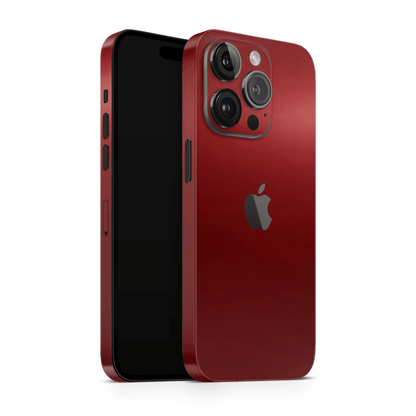 iPhone 16 Pro Skin Satin Vampire Red