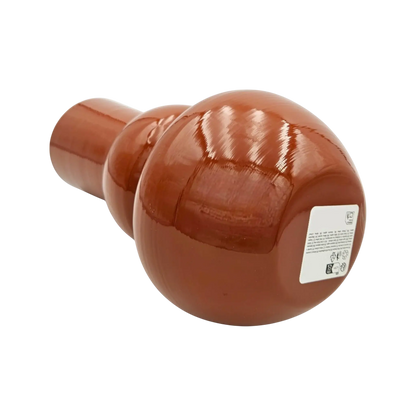 Vase Retro Zinkvase Beige Terrakotta 30x15 Blumenvase Dekovase Blumengefäß