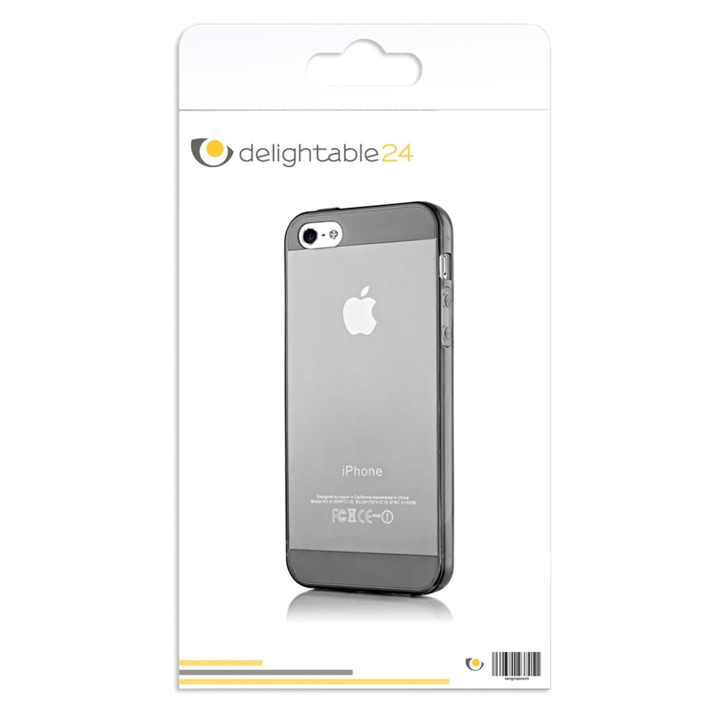NALIA Handyhülle kompatibel mit iPhone 5 5S SE, Ultra-Slim Silikon Case Cover Schutzhülle Dünn Durchsichtig, Handy-Tasche Telefon-Schale Skin Back-Cover Etui Smart-Phone Bumper - Grau Transparent