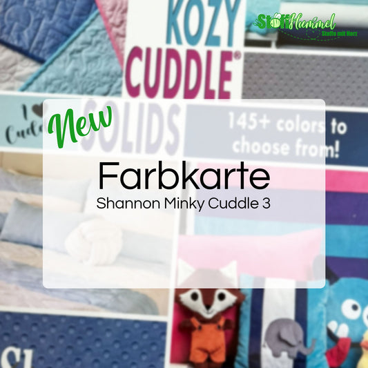 Shannon Minky Cuddle 3 - Farbkarte