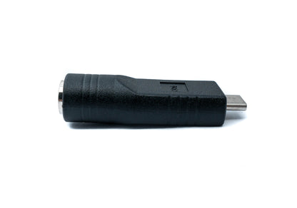 SYSTEM-S USB 3.1 Adapter Typ C Stecker zu DC 20V 7,9 x 5,4 mm Buchse Kabel Schwarz