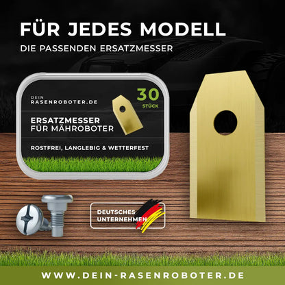 Titan Ersatzmesser für Yardforce Amiro 400 & 400i | Gold