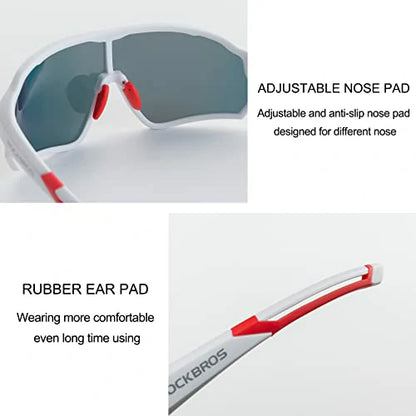 Polarisierte Sportbrille für Radfahrer (UV-Schutz)