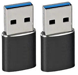 2 Pieces USB-A Male to USB-C Female USB Adapter USB 3.0 OTG