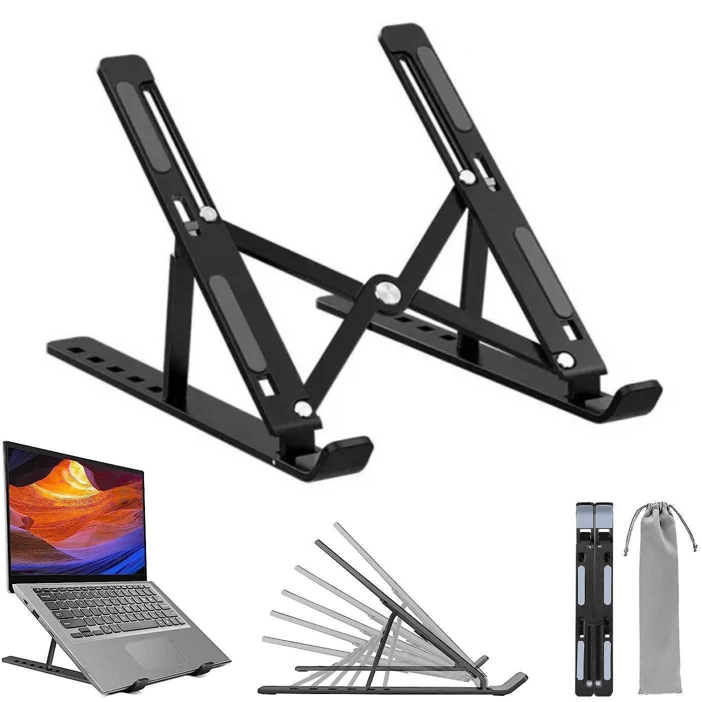 Laptop Stand Foldable Stand Notebook Stand Holder Angle Adjustable