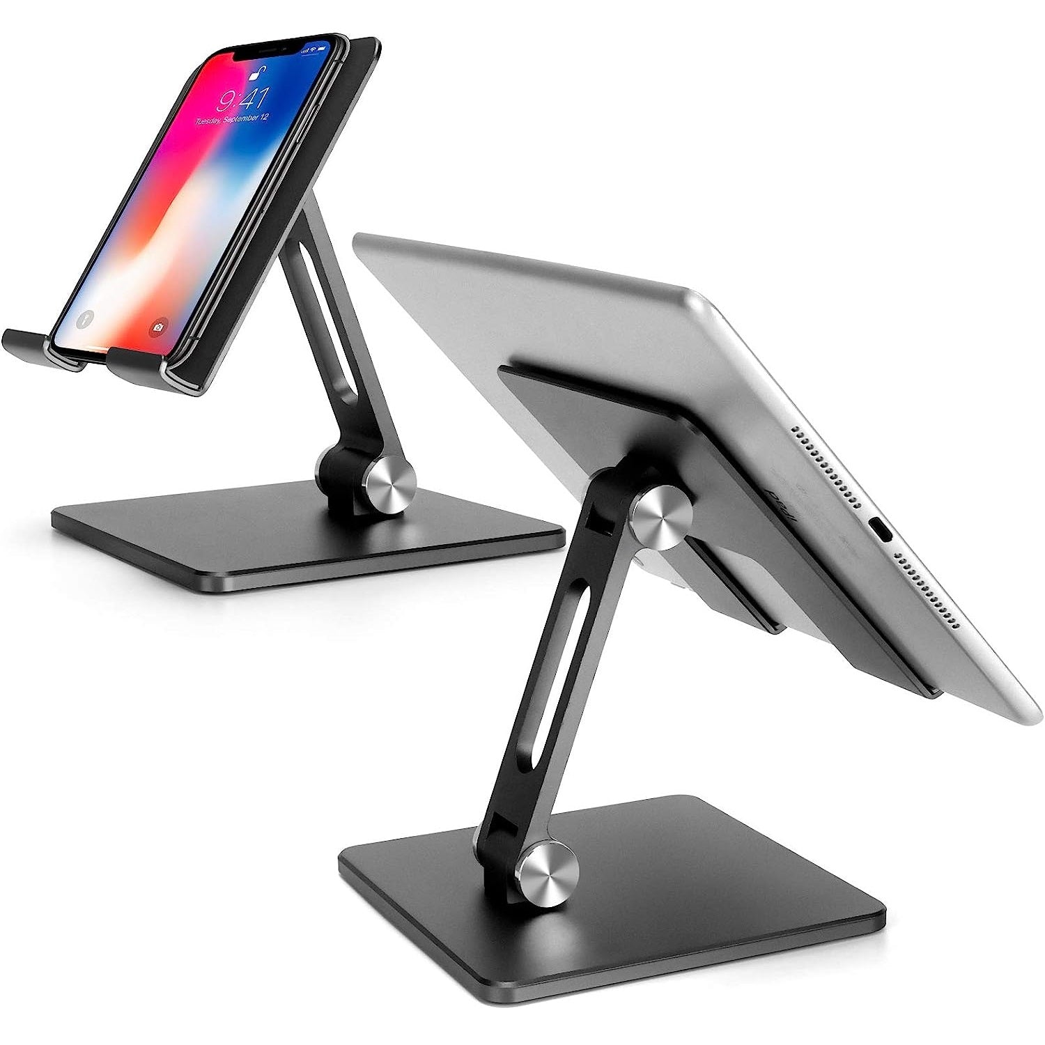 Tablet Stand Foldable Notebook Kindle Holder 4-15.6" Aluminium